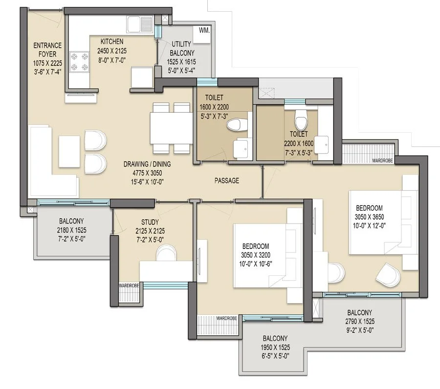 Oberoi Realty Sector 59 detail view